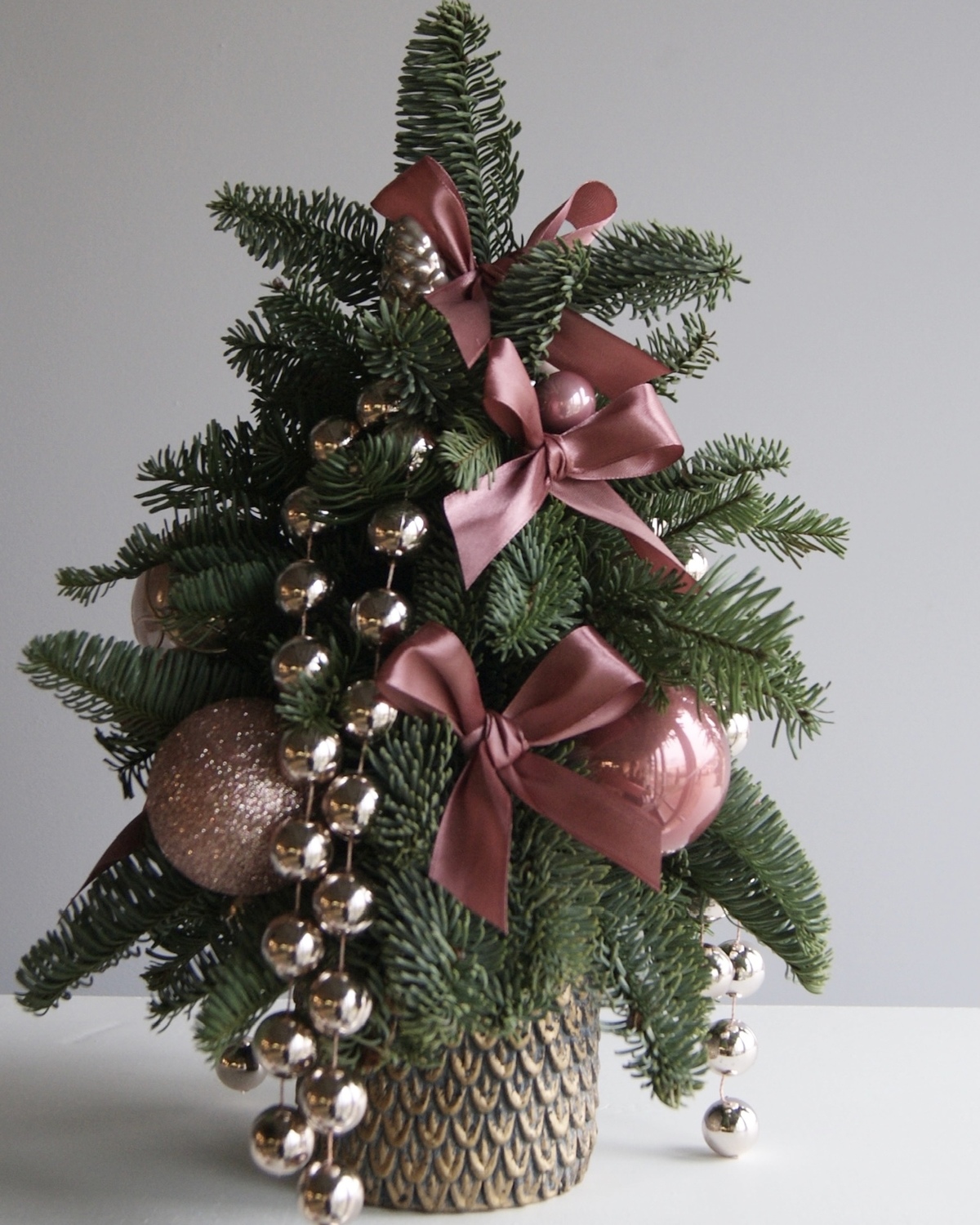 Елочка из живой хвои Елочка из живой хвои